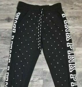 VS PINK Rhinestone skinny jogger Size Large